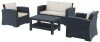 Siesta Monaco Rattan Lounge Set - Dark Grey