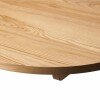 Tabilo Stained Solid Wood Round Table Top - 700mm - Oak