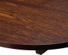 Tabilo Stained Solid Wood Round Table Top - 700mm - Walnut