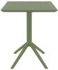 Zap Sky Square Table - Olive Green