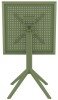 Zap Sky Square Table - Olive Green