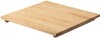 Tabilo Stained Solid Wood Square Table Top - 700 x 700mm - Oak