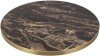 Tabilo Tuff High Gloss Round Table Top - 700mm - Marbled Cappucino