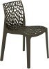 Tabilo Zest Polypropylene Chair - Moka